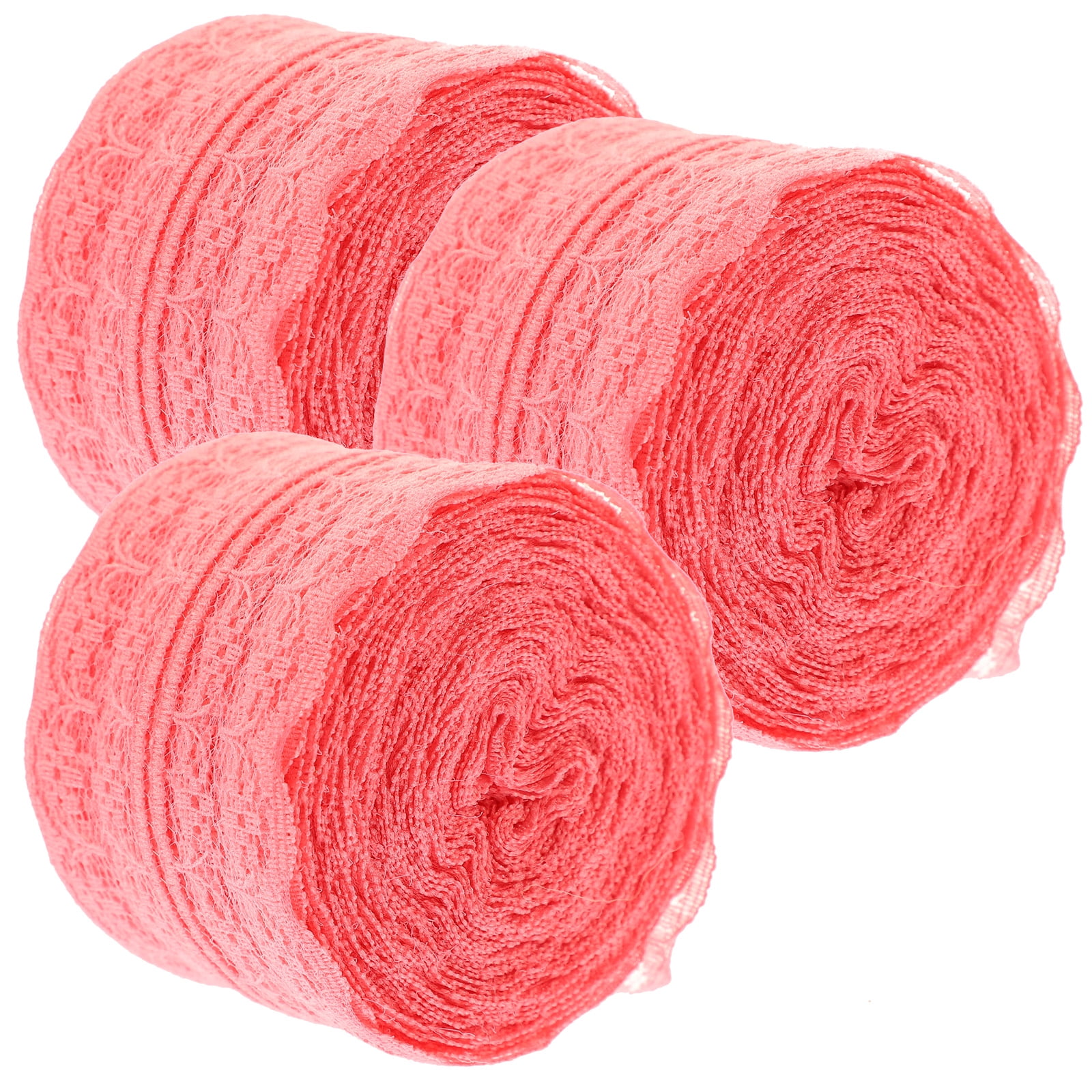 3 Rolls Of Ribbon Laces Wedding Dress Lace Trims Fabric Lace Trim