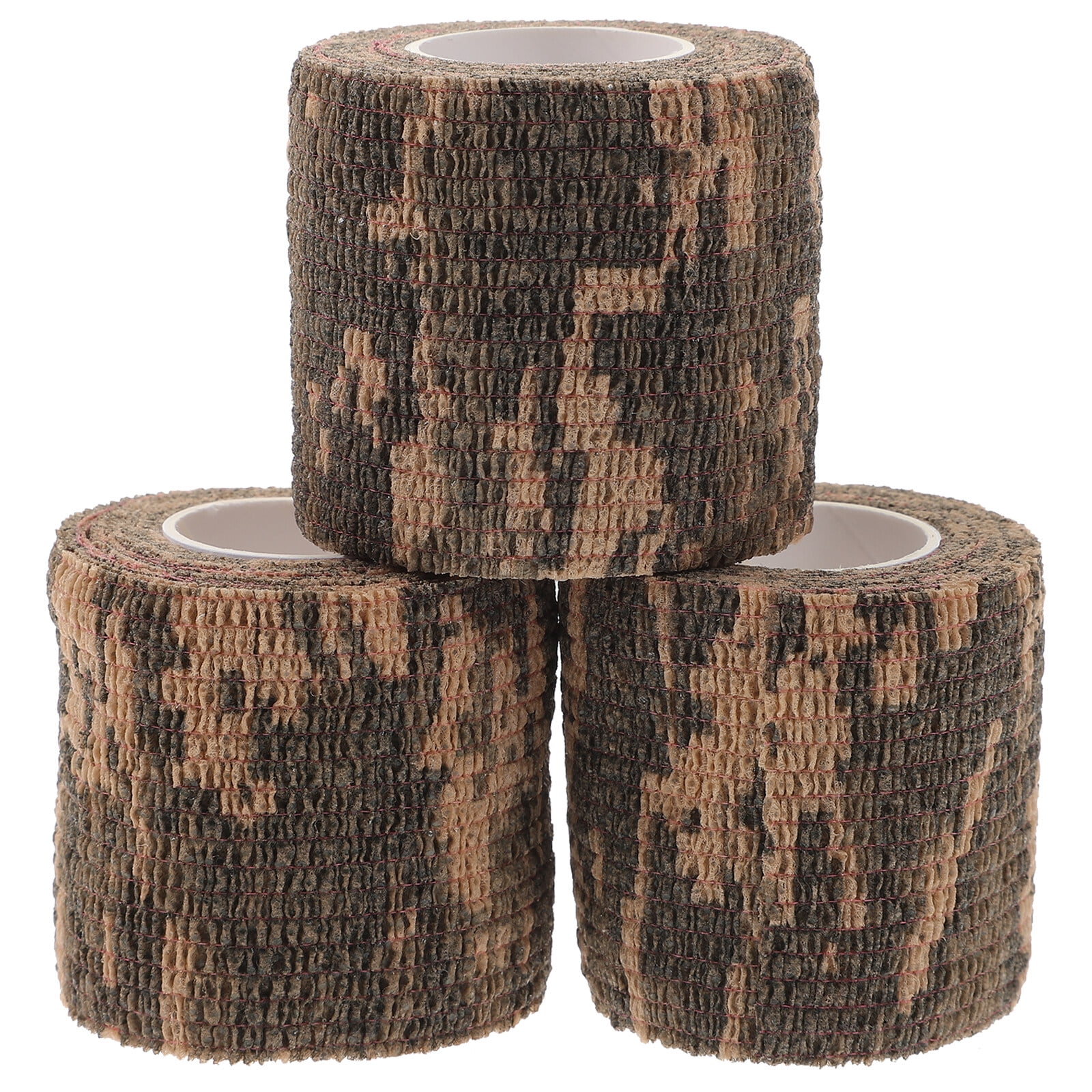 3 Rolls Outdoor Camouflage Tapes Hunting Camouflage Wrapping Tapes Duct
