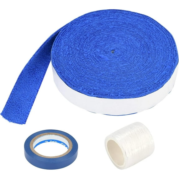 3 Rolls Racket Towel Grip 3 Sizes Mixed Color Racket Towel Hand Glue Cotton Anti-Skid Sweat Tape Super Absorbent for Tennis Badminton Bike Handle(10x0.3m/10x0.1m/10x0.34m) Mixed Color