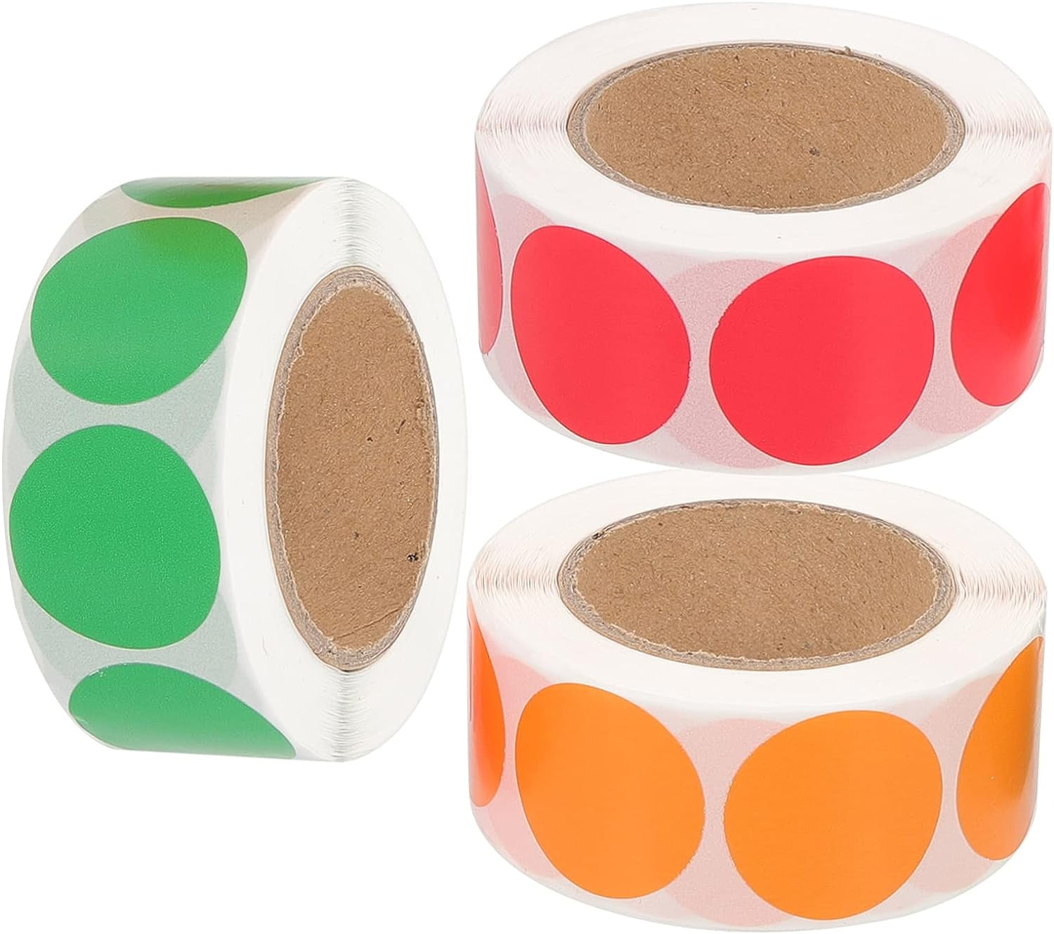 3 Rolls Removable Sticky Notes Adhesive Dot Labels Index Alphabet Tabs