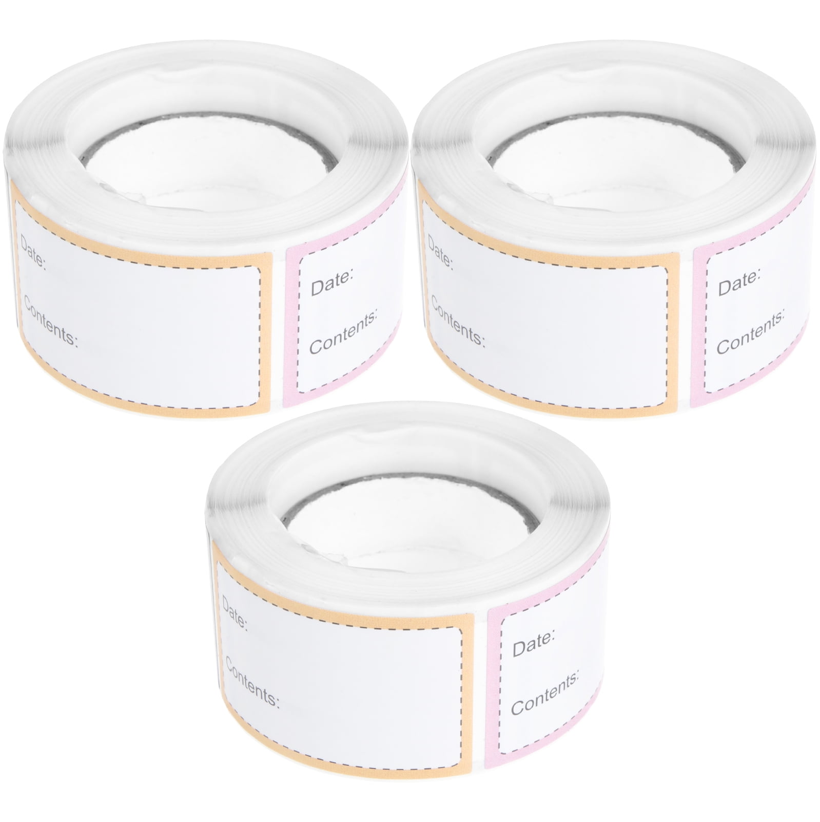 3 Rolls Self Adhesive Labels Food Container Labels Stickers Food Jar