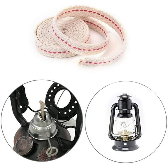 3 Rolls Strong Flat Cotton Wick 1 2 Inch Oil Lantern Wick Kerosene Burner Stove Lighting Lamp Roll Making DIY Accessory 12mm