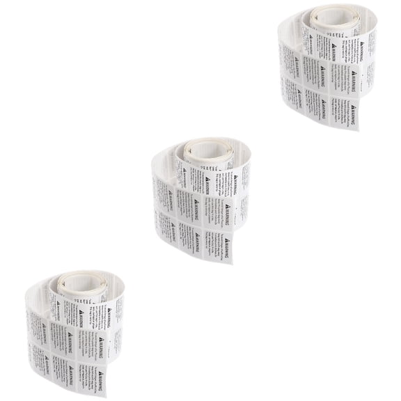 3 Rolls Suffocation Warning Labels Choking Warning Stickers Warning Decals