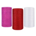 thumbnail image 1 of 3 Rolls Valentine's Day Love Mesh Arrangement Decoration 30FT Party Streamers, 1 of 6