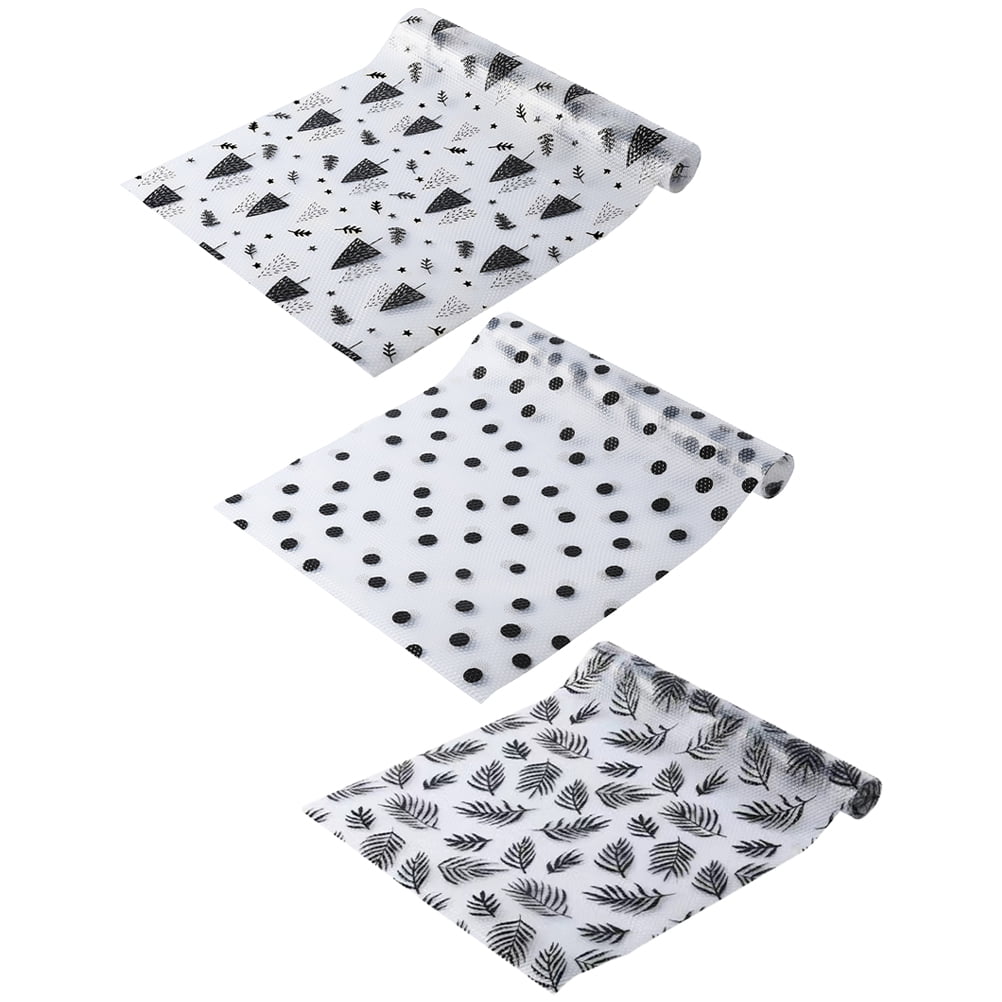 3 Rolls Waterproof Fridge Liners Liner Mats Moistureproof