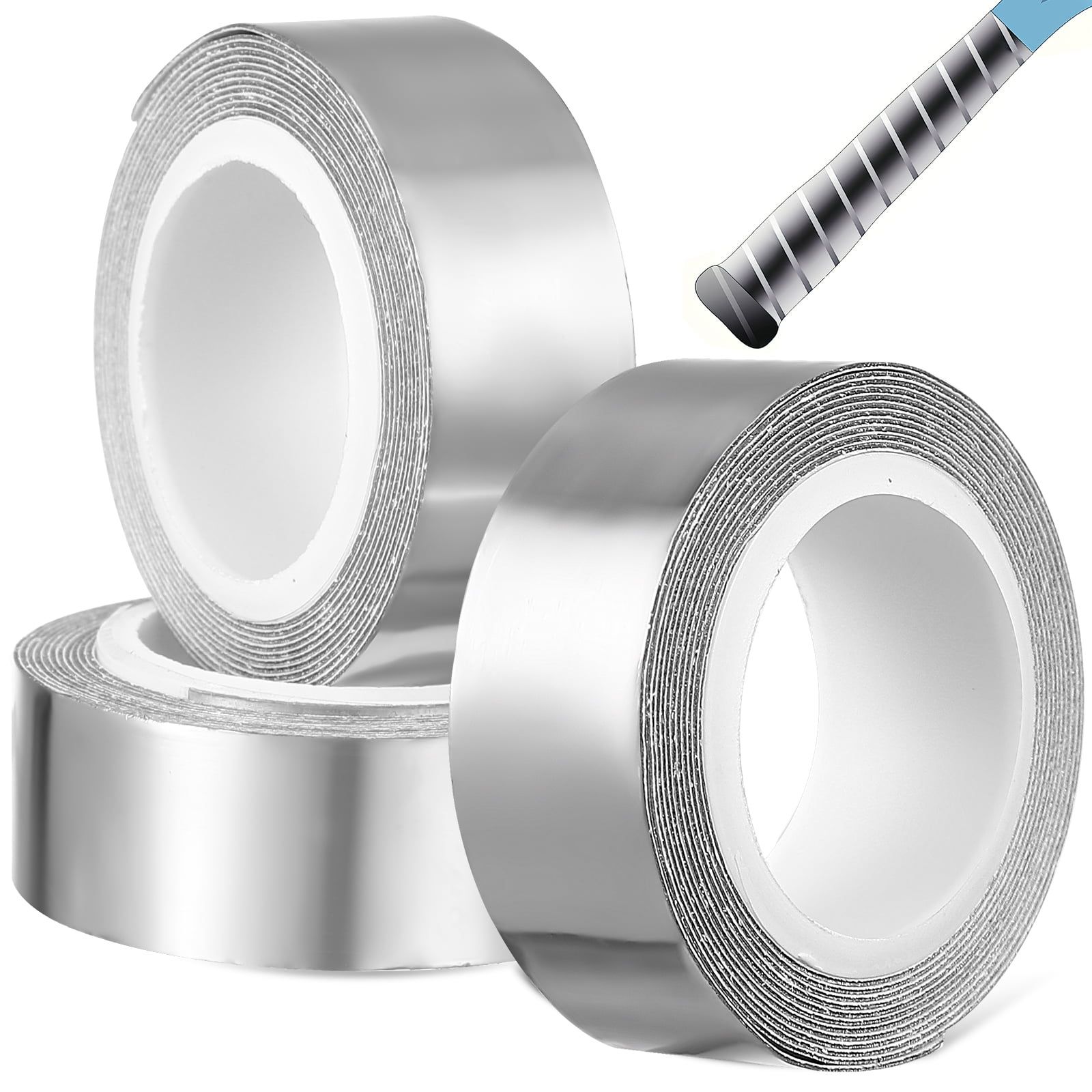 3 Rolls Weighted Tapes Racket Lead Sheet Badminton Racket Lead Tapes for Training Equipment