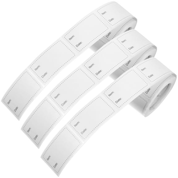 LEORX Food Labels Stickers for Home Adhesive Copper Plate Self Adhesive Rolls