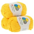 thumbnail image 1 of WEAVILUX Comfortable Yellow Cotton Yarn for Knitting and Hand Crochet Projects, 1 of 7