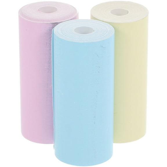 3 Rolls of Multi-function Correction Stickers Removable Correction Decals Writing Correction Papers