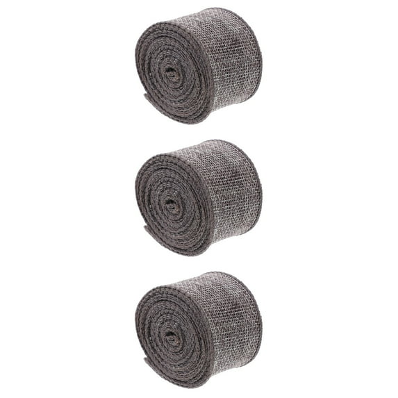 3 Rolls of Ribbon for Crafts DIY Packaging Ribbon Bow Making Ribbon Xmas Ribbon Gift Wrapping Ribbon