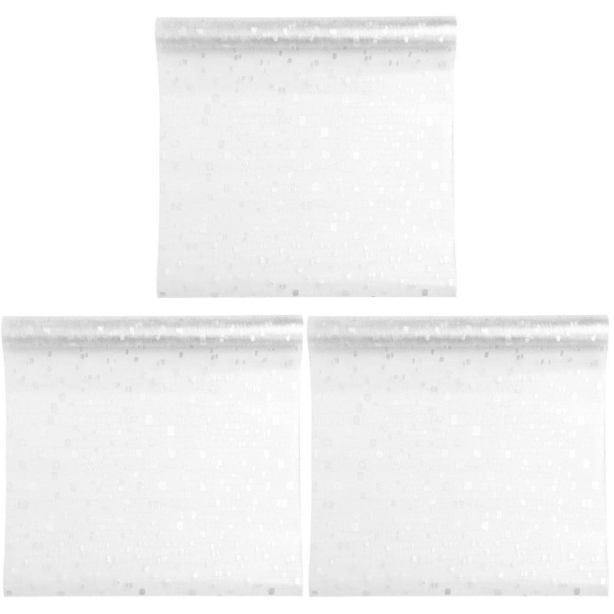 3 Rolls of Window Static Rainbow Stickers DIY Window Decals Bathroom