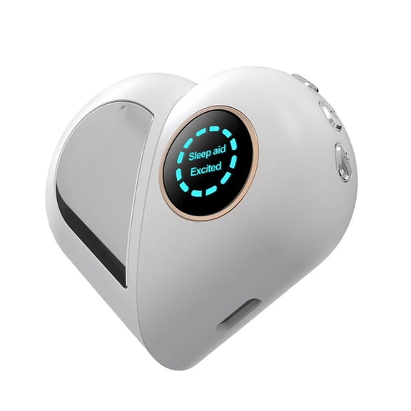 3. Rotating Device Double Function Modes, Adjustable Intensity, Heart-Shaped Ergonomic Grip, 20-Min Timer, Portable