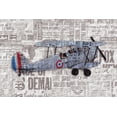 thumbnail image 1 of Vintage Airplane Edible Image Cake, Cupcake & Cookie Toppers, by TNCT (6 Count), 1 of 4