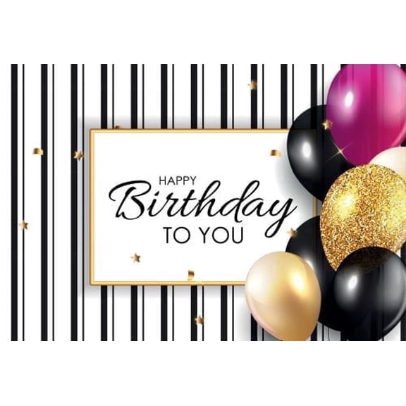 Happy Birthday to you Photo Edible Image Cupcake & Cookie Toppers, by TNCT (6 Count)
