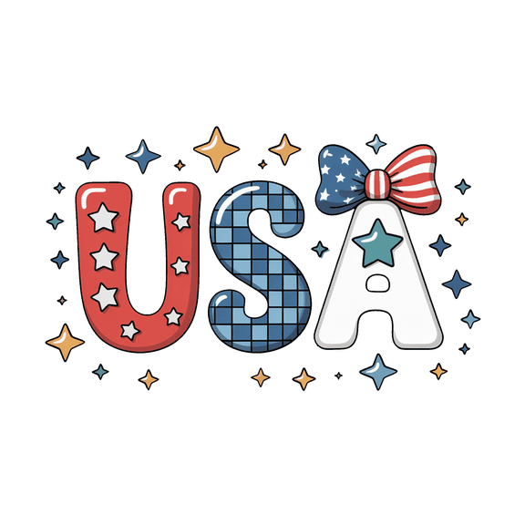 USA Photo Edible Image Cake, Cupcake & Cookie Toppers, by TNCT (6 Count)