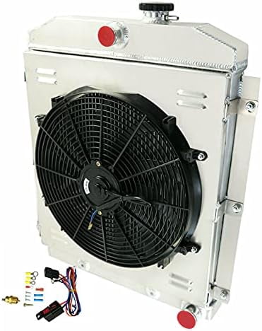 53 Gmc Radiator 3 Row All Aluminum Engine Radiator For 1949-1954 1950 1951 52 53 Chevy ...