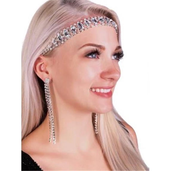 3 Row Earring, Silver