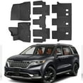 3 Row Floor Mats Liner For 20222024 Kia Carnival MPV 8 Passenger