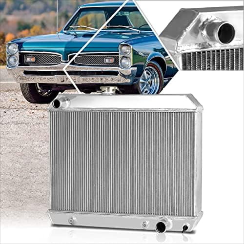 3-Row Full Aluminum Cooling Radiator Compatible with 65-67 Pontiac GTO ...