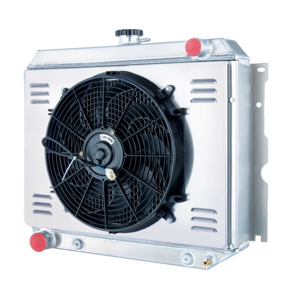 3 Row Radiator Shroud Fan For 1970-1974 Dodge Challenger Charger Coronet 7.0 22"