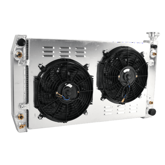 3 Row Radiator+Shroud Fan Kit for 88-99 Chevy Truck GMC C/K C1500 C2500 C3500