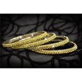 thumbnail image 1 of 3 Rows Rhinestone Bangle, Lemon, 1 of 1