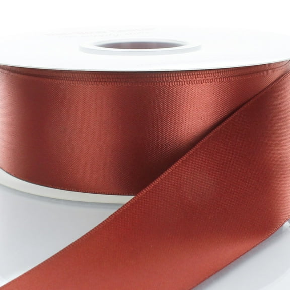3" Rust Double Faced Satin Ribbon 3 Yards