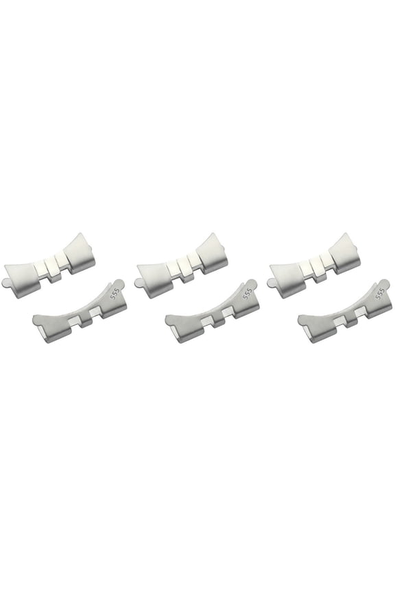 3 SET 555 END LINK PIECE FOR 20MM JUBILEE BAND 62510H ROLEX 16014 FAT SPRING BAR