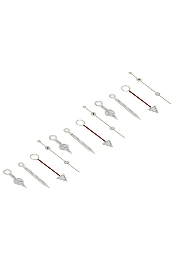 3 SET WATCH HAND FOR ROLEX GMT NQS MOVEMENT 1675 1680 1655 1665 1530-1570 SILVER