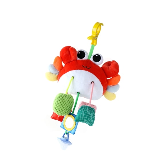 3. Safe Infant Bed Mobile With Rotating Rattle Soft Early Education Sensory & Soothing Music