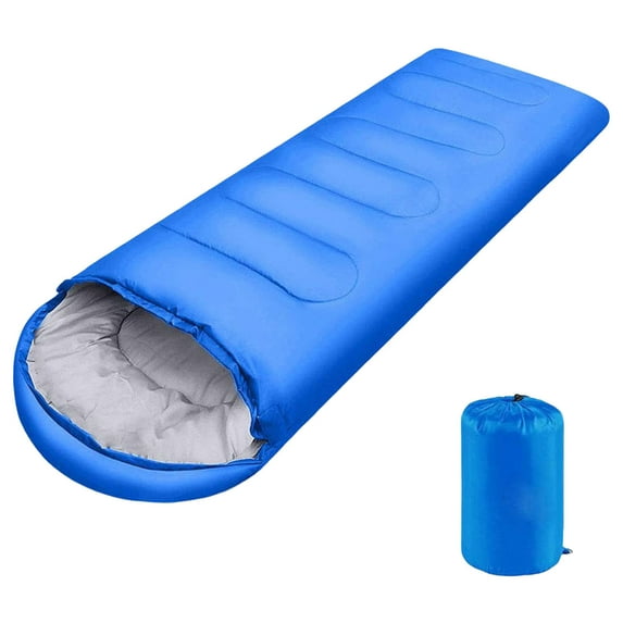 3 Season Lightweight Sleeping Bag for Adults Kids Women - Microfiber Filled 5-20 Degree Weather Camping Sleeping Bag with Compression Sack for Backpacking Hiking Mountaineering Outdoor Adventures