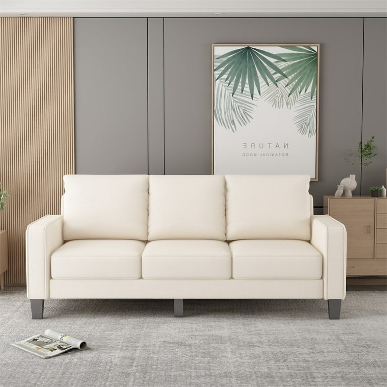 Sofá Relax Nicola 3 Plazas - 2 Reclinables + Auxiliar 196 X 104 X 94 Cm  Beige con Ofertas en Carrefour