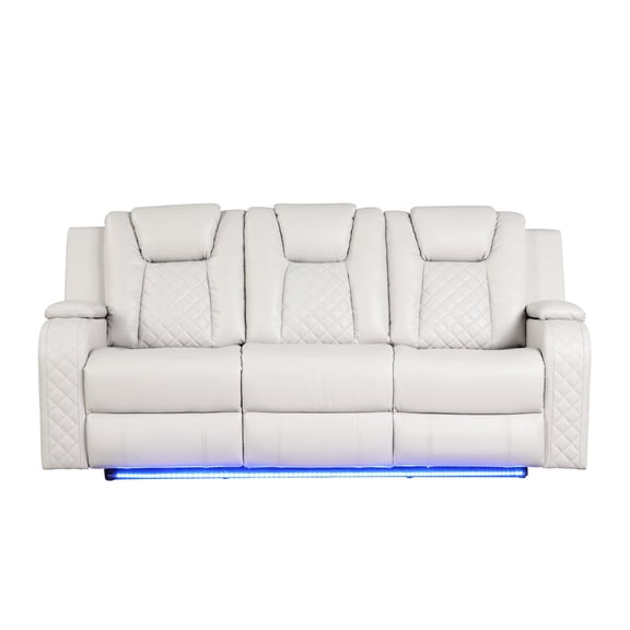 3-Seat Sofa with Ambient LED Lighting and One-Touch Control / Easy and Enjoyable Living