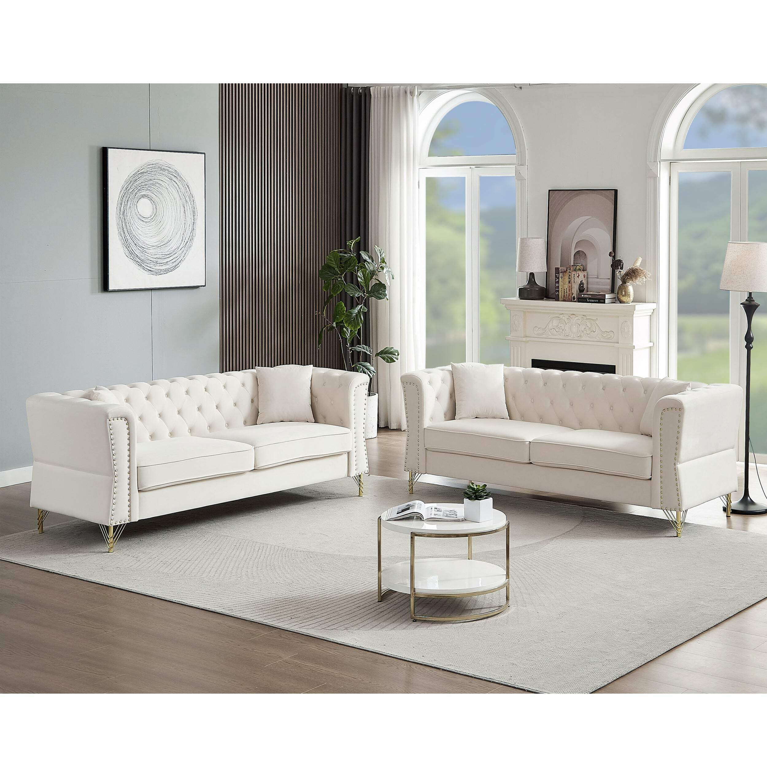 3 Seater 3 Seater Combination Sofa Tufted Couch With Rolled 3 Seater 3 Seater Combination Sofa Tufted Couch With Rolled