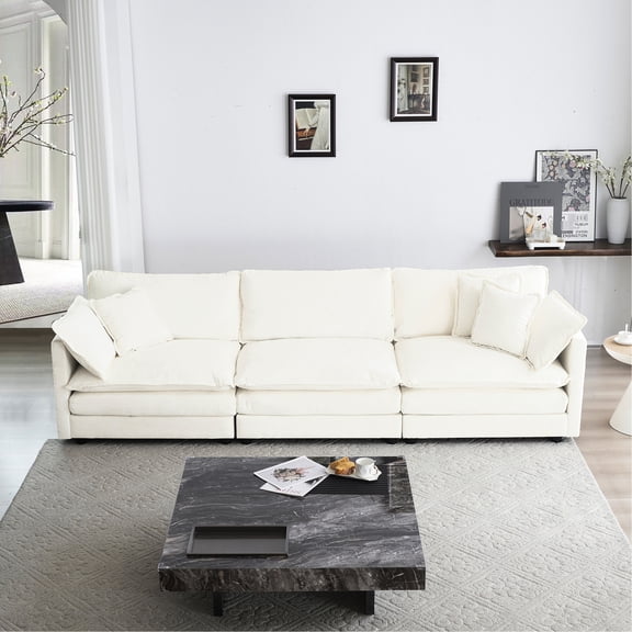 3 - Seater Couch with Ottomans Combination | Suits Home Areas, Comfort Assured