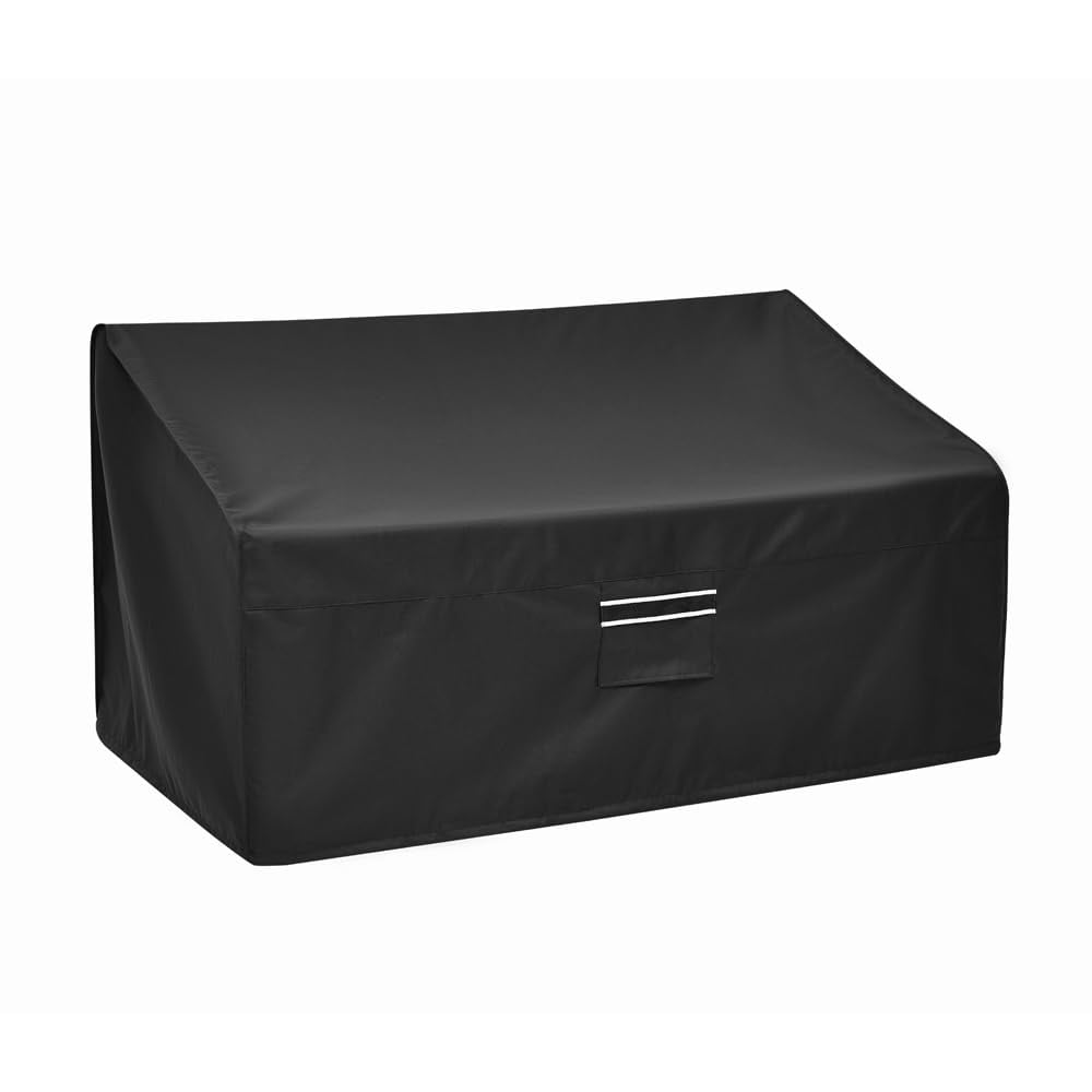 3-Seater Patio Furniture Covers Waterproof Heavy Duty 600D Oxford Fabric Outdoor Sofa Cover Sun Fade Resistant 79W x 37D x 35H Inch