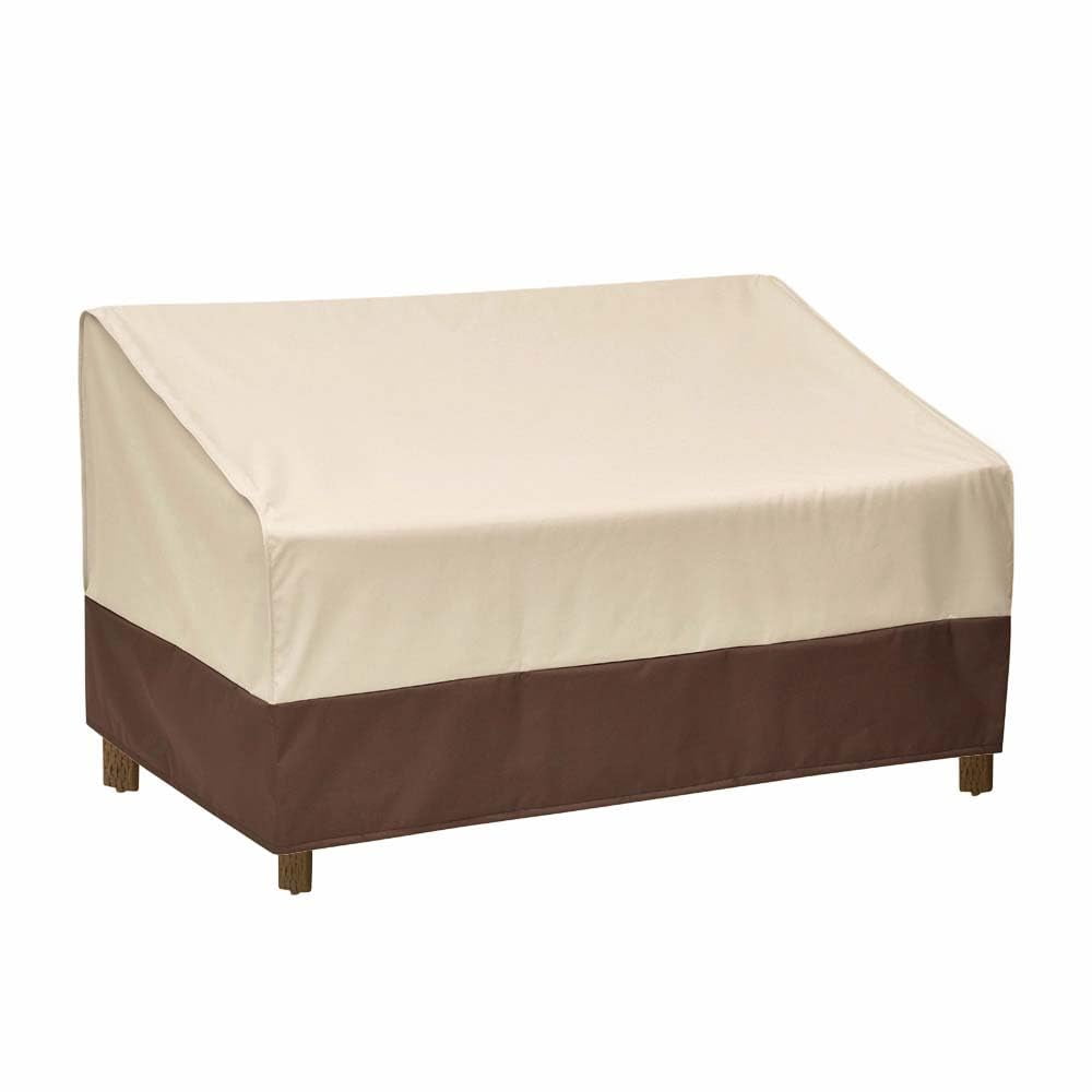 3-Seater Patio Furniture Covers Waterproof Heavy Duty 600D Oxford Fabric Outdoor Sofa Cover Sun Fade Resistant 79W x 37D x 35H Inch