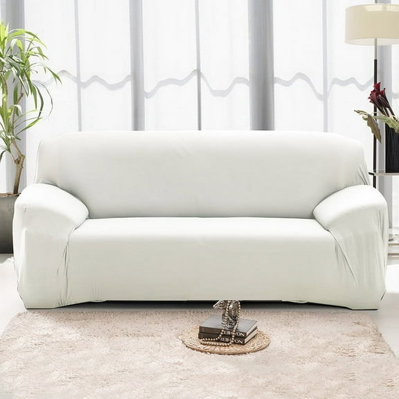 3 Seater Sofa Slipcover, Stretch Couch Cover Elastic Fabric Sofa Protector, Washable Furniture Cover for Living Room, Anti-Slip Fit for Sectional Settee