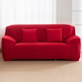 thumbnail image 1 of 3 Seater Sofa Slipcover, Stretch Couch Cover Elastic Fabric Sofa Protector, Washable Furniture Cover for Living Room, Anti-Slip Fit for Sectional Settee, 1 of 3