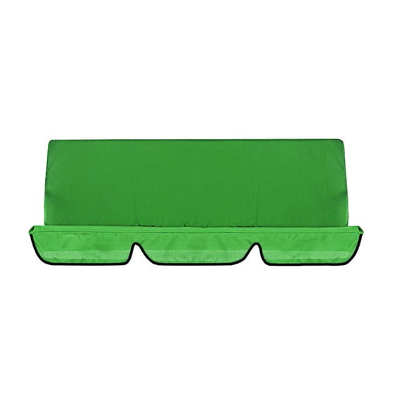 3-Seater Waterproof Outdoor Swing Chair Cushion Replacement Soft Thick Weatherproof Swing Seat Cover for Garden Patio Porch Swing Bench