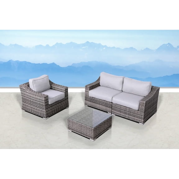 3 Seating With Water- Armrest Cushions For Garden Stylish And Comfortable