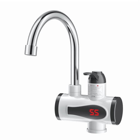 3-Second Instant Heating Faucet Digital Display Hot Cold Water Tap Multifunctional Faucet for Kitchen Bathroom