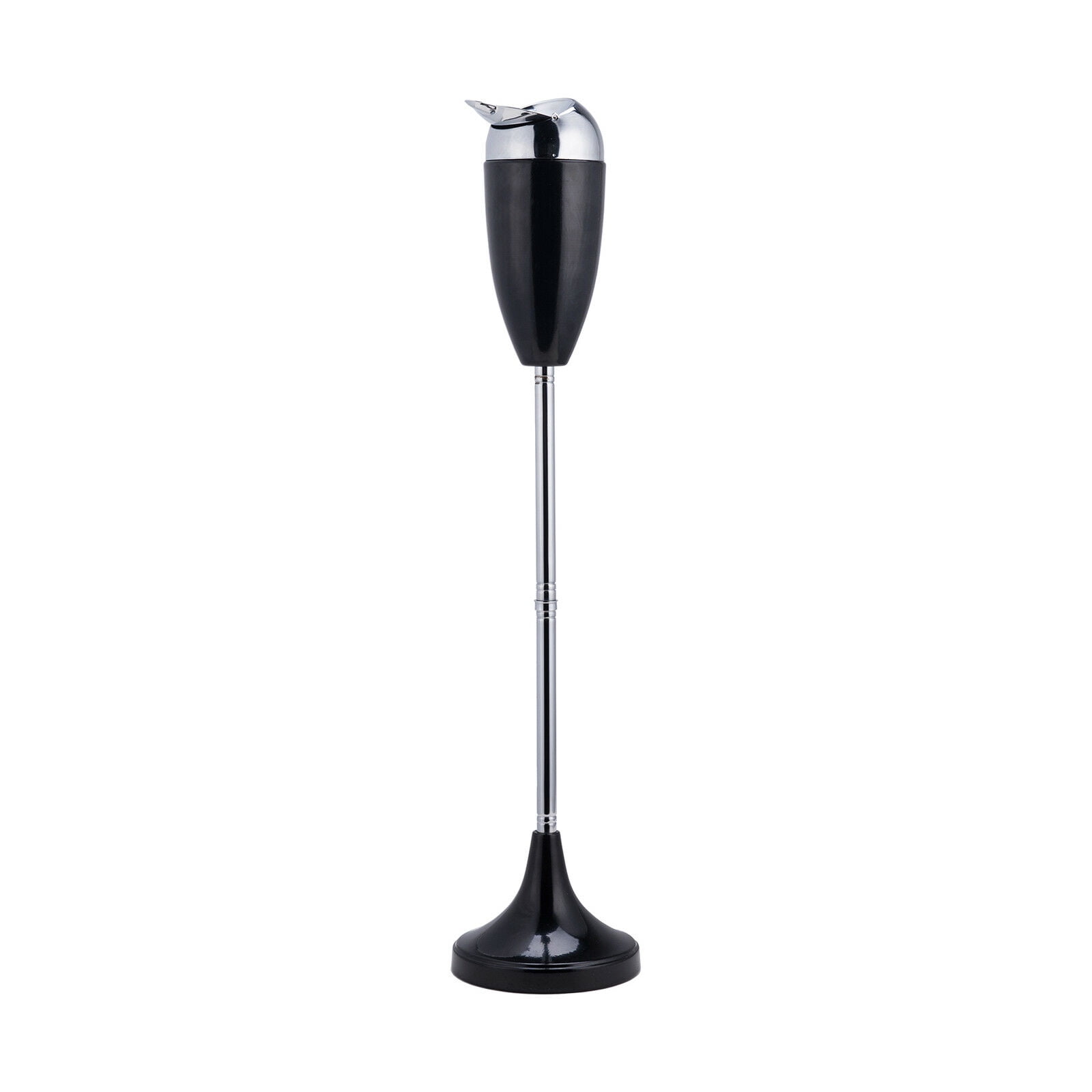 3-Section Design Antique Outdoor Stand Up Floor Ashtray Height Adjustable Black