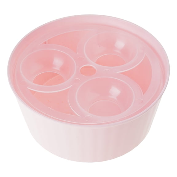 3 Section Plastic Hyacinth Hydroponic Planter With Storage Container 5.5x2.64Inch Plastic Flowerpot For Indoor Gardening