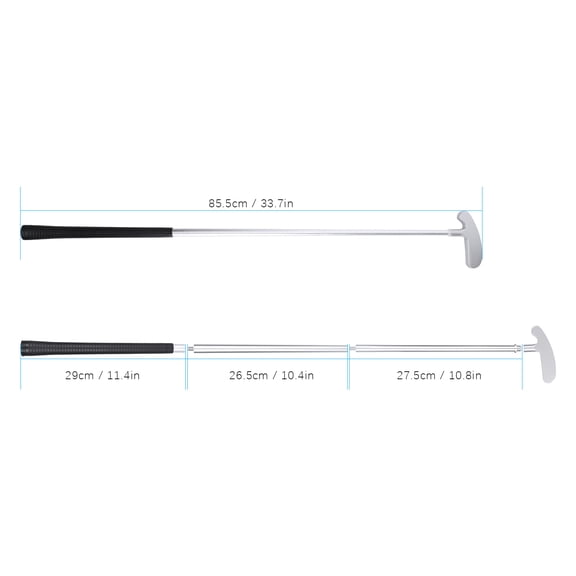 3,Section Putter: Right/Left Handed, Indoor/Outdoor Training Aid for All Skill Levels