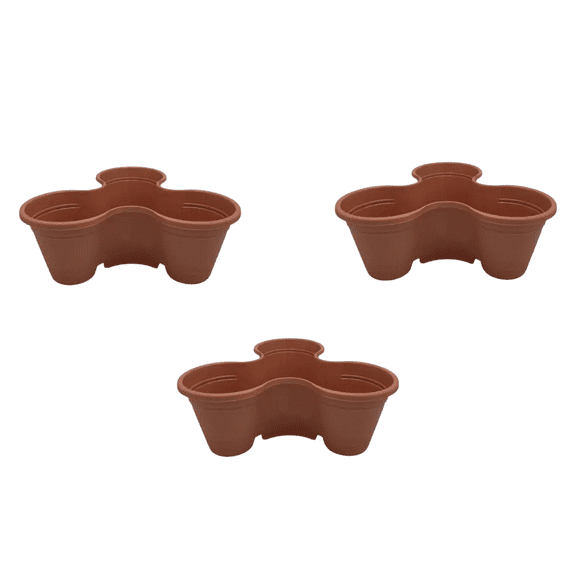 3-Section Stackable Planters-Set of 3