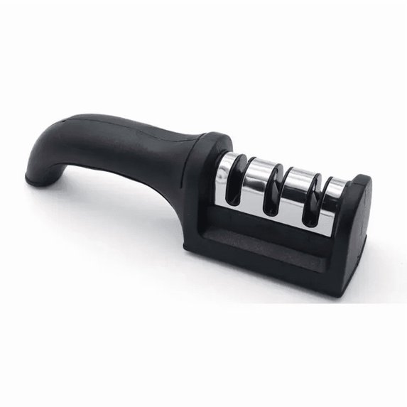 3-Segment Knife Sharpener Knife Sharpeners for Kitchen Knives Stainless Steel Three-Purpose Sharpening Stone for Kitchen Tools