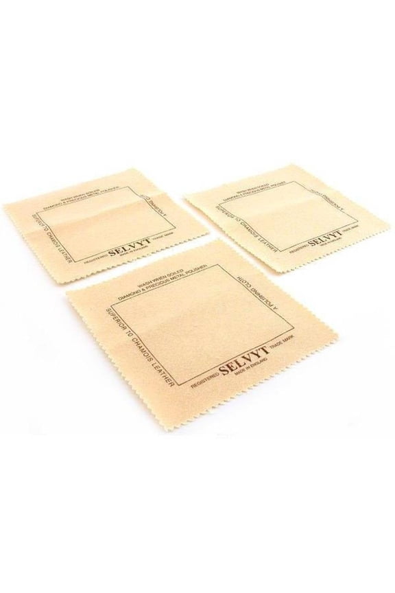 3 Selvyt Universal SR Polishing Cloths Jewelry Diamond Gemstone Tool