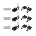 thumbnail image 1 of 3 Set 1-1/8 Inch RV Campervan Lock Set with 6 Keys RV Storage Door Locks for File Cabinet Toolbox, 1 of 6