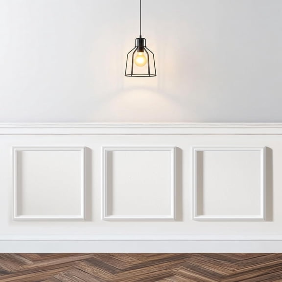 3 Set 16x16 Inch Pre-Cut Accent Wall Molding Kit, White Paintable Premade PS Wainscoting Panels for Interior Walls Decor (Requires Adhesive)